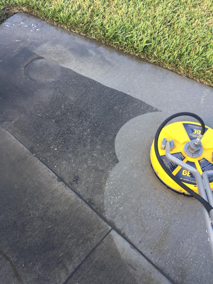 Pressure washing