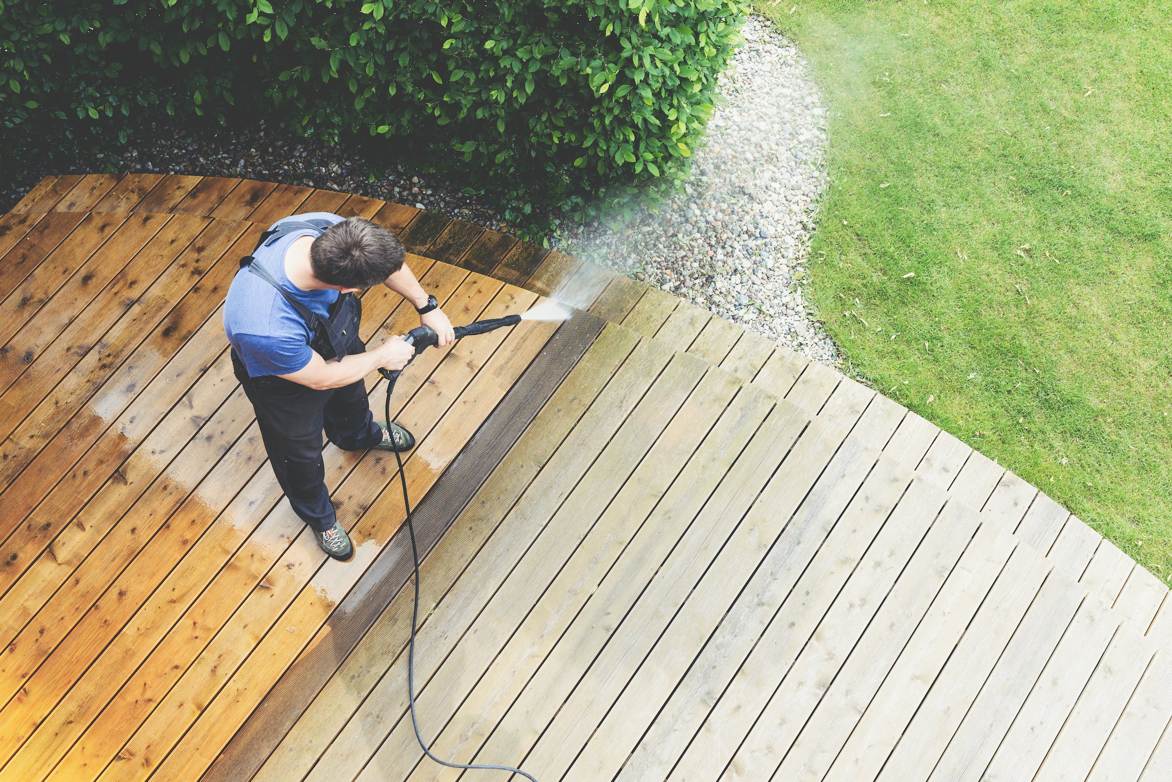 Deck Power Washing