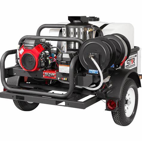 Hot Water Pressure Washer Trailer